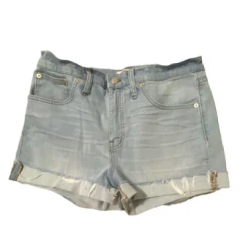Madewell High-Rise Denim Shorts Light Wash Size 29 Style M3005